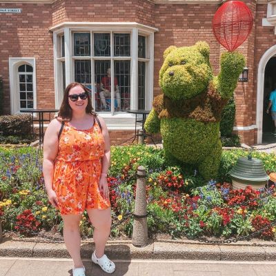 Enjoying the topiaries at my first Flower and Garden Festival in Epcot
